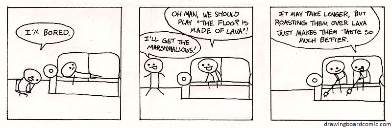 I heard a story about someone roasting marshmallows over a volcano once and have not been about to get over how cool that is.