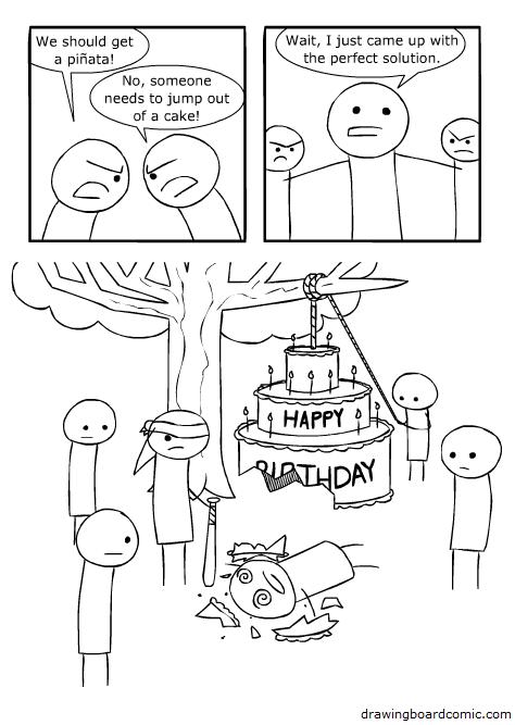 It's probably not such a good idea to put lit candles on a piñata either.