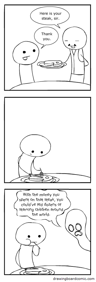 The most selfish acts you commit are the ones you don't even think about.