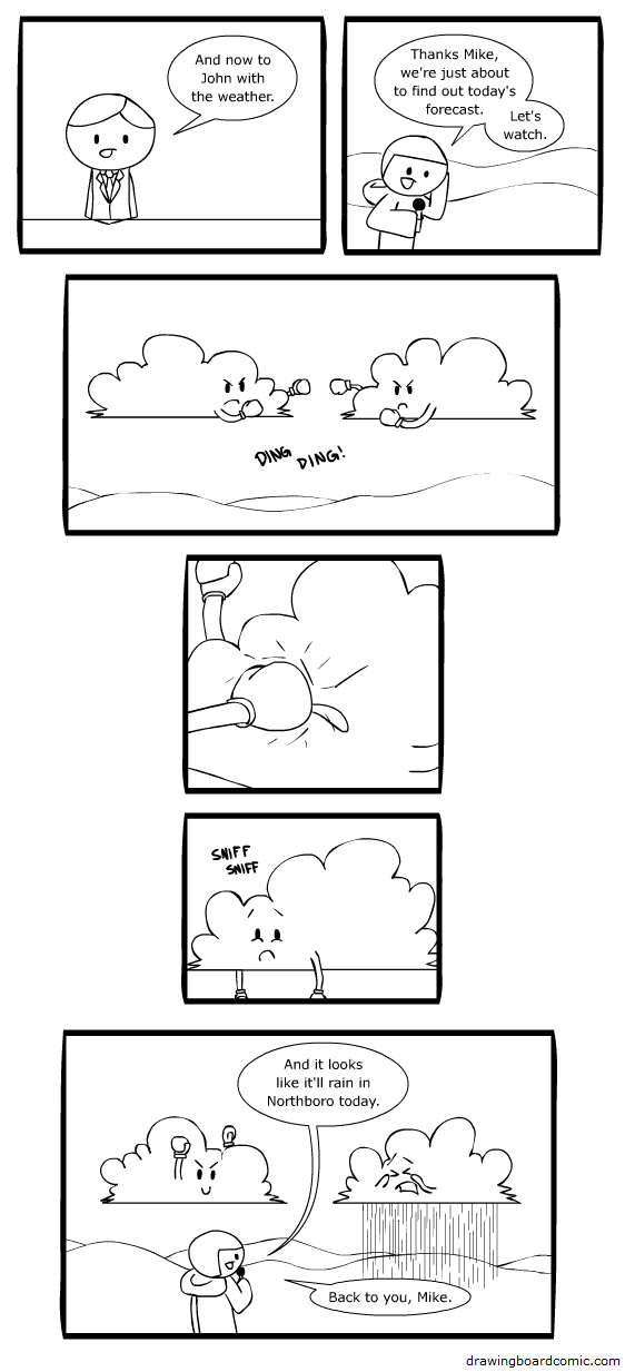 The chances of rain are 50/50. But place your bets under the table, for tax purposes.