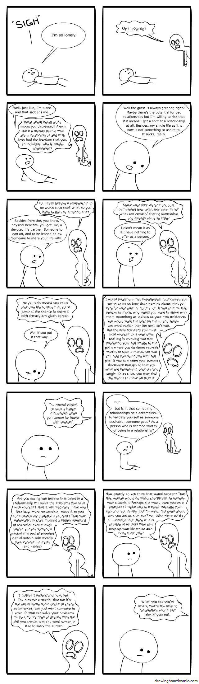 I almost got through the whole comic without having to specify the gender of the significant other, but the wording just got too awkward. Sorry for the unintended hetero-normativity, anyone who noticed. I almost got through the whole comic without having to specify the gender of the significant other, but the wording just got too awkward. Sorry for the unintended hetero-normativity, anyone who noticed.