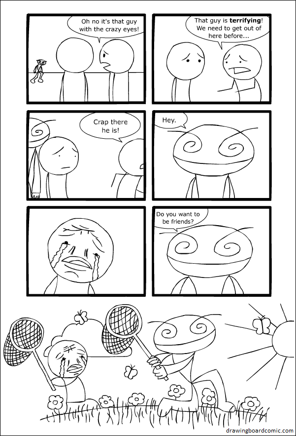 I assure you that if that guy had pants he would have soiled them.