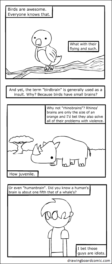 This comic is actually allegorical. The humans represent society.