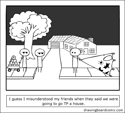 I didn't actually look up what goes on the outside of a teepee. I hope it's not that noticeable.