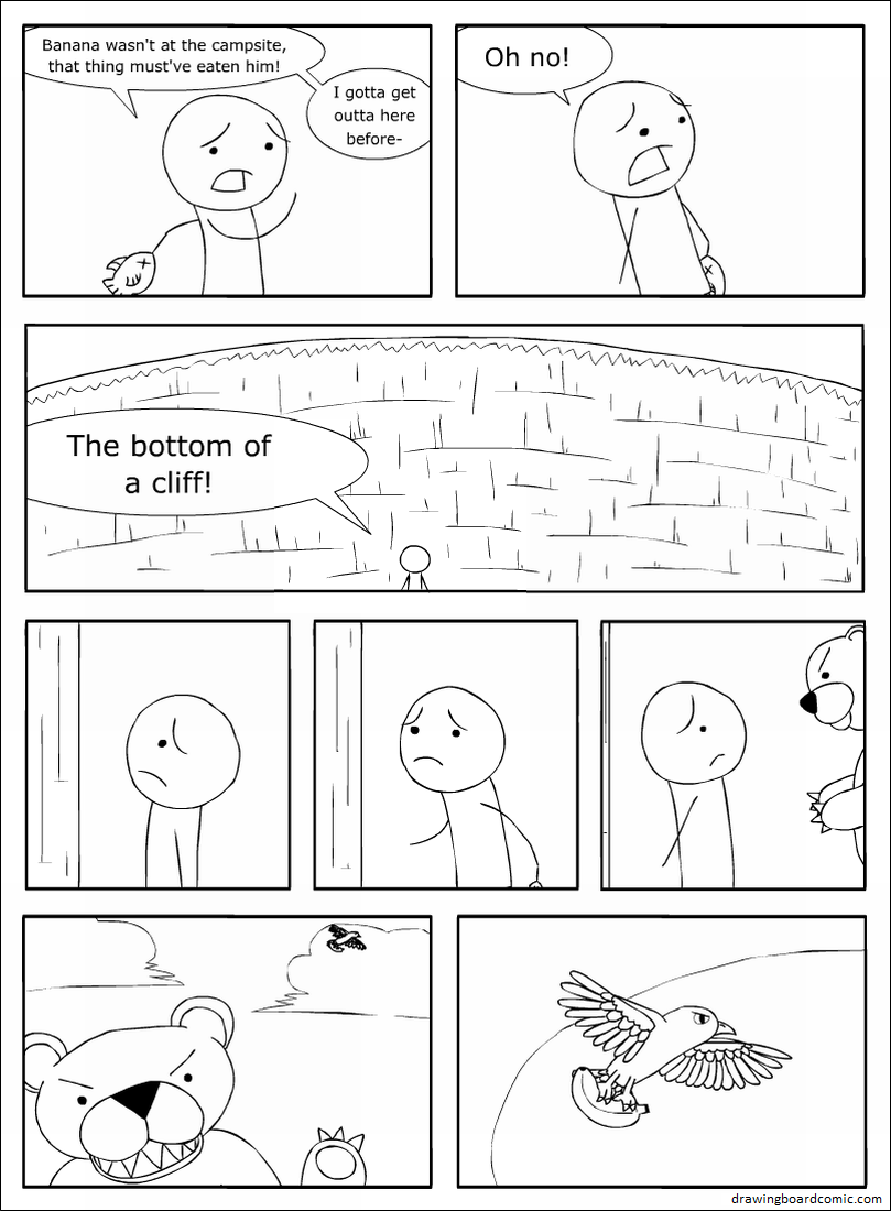 Ha ha ha of course that's a cliff what else could it be