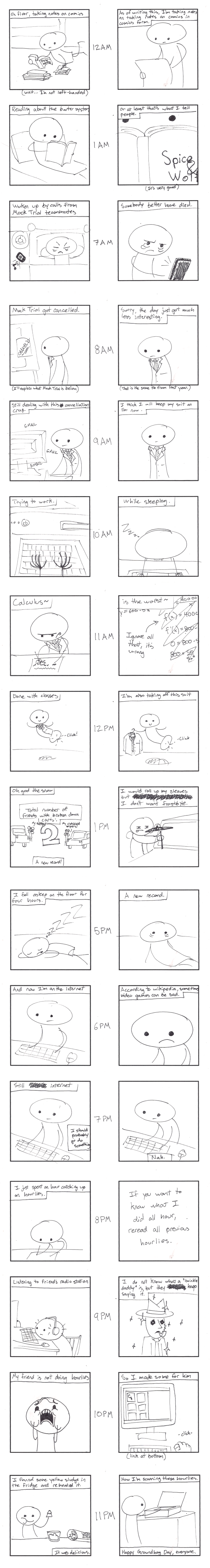 I wonder if I can use these to measure if my life has gotten more interesting over the past year. If so, then no, it hasn't.