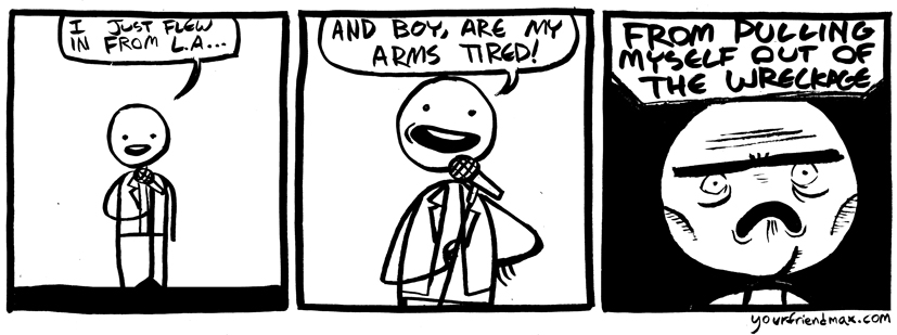 The plane crashed because it was made entirely out of the material from the little black box.