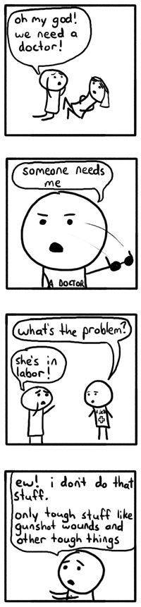 I hope there is at least one doctor in real life who has a uniform like that.